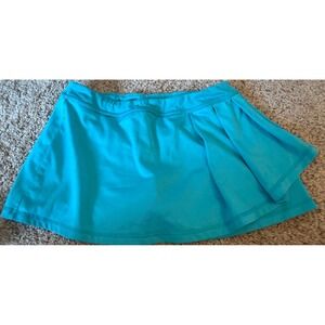 Bolle B-Tech Womens Turquoise Blue Pleated Back Athletic Tennis Golf Skort S